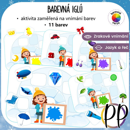Barevná iglú - barvy (PDF)