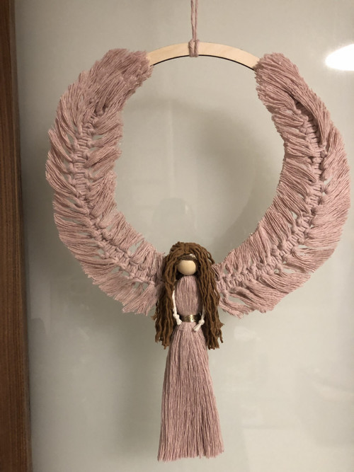 Macramé anděl dekorace — foto 1