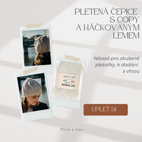 Návod č. 9 na pletenou čepici +vlna***