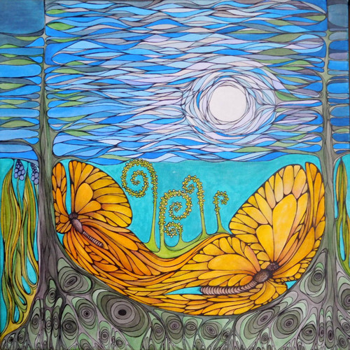 Sleeping with butterflies...