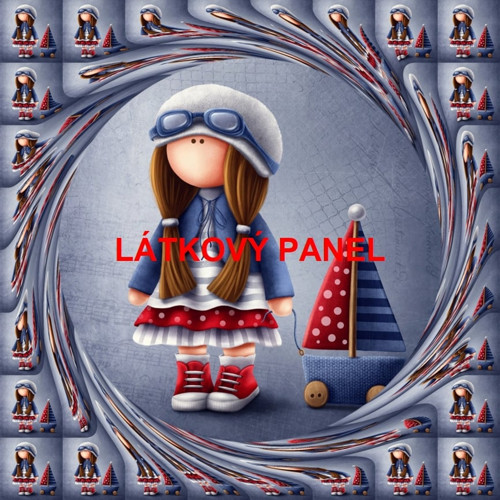 Bavlněný panel 20x20 cm - skladem