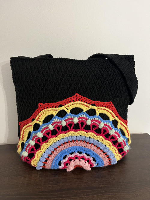 Háčkovaná taška ,,Mandala".