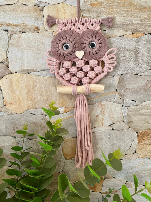 Macrame sovička Lily — foto 1