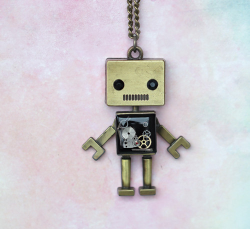 Robot - náhrdelník — foto 1