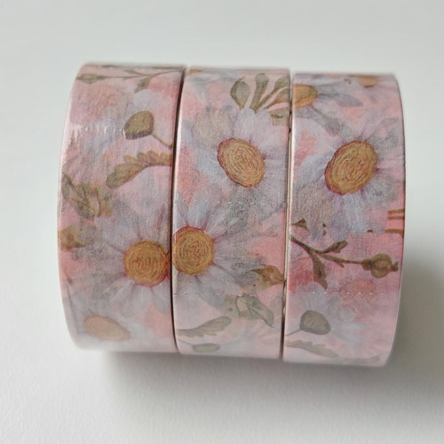 Washi pásky. Kopretiny.