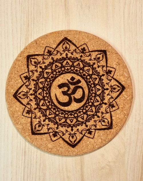 Korková podložka - Mandala — foto 1