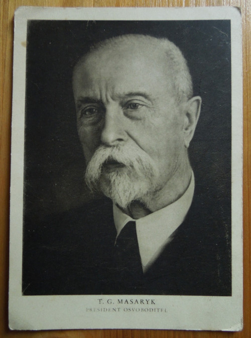 Stará neprošlá pohlednice T. G. Masaryk