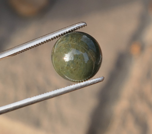 Kulička 10 mm - mechový achát J8803
