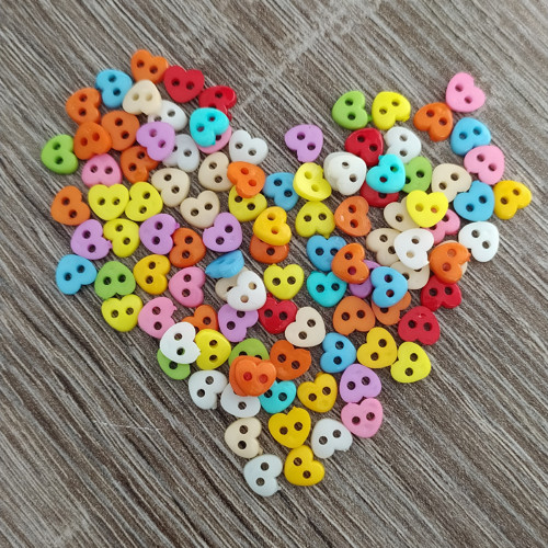Plastové knoflíčky 6mm mix 20ks