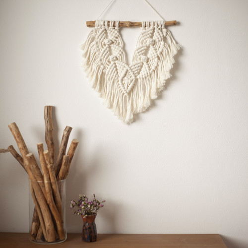 Přírodní macramé střední — foto 1