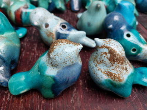 Keramické ptactvo Blue — foto 1