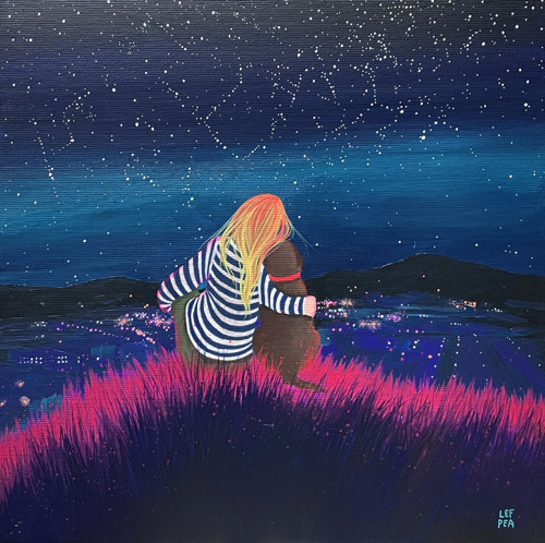 Za městem - 30x30cm — foto 1