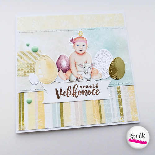 Velikonoční přání s dítětem "Easter Spring SET" — foto 1