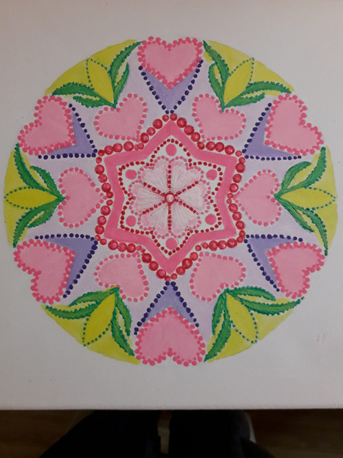 Láska a radost-30x30 cm