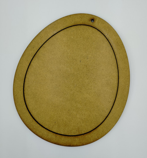 Rámeček - oválný průměr 20cm - materiál 3mm HDF