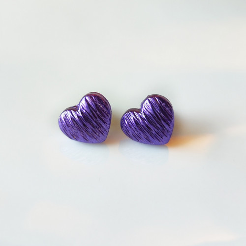 Purple love - Náušnice