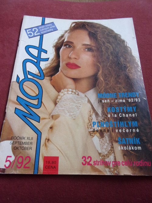 Časopis Móda 5/92