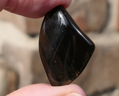 Obsidián kouřový (29 mm) J8934 — foto 1