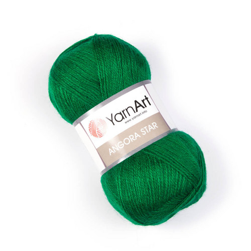 Příze Angora Star - zelená — foto 1