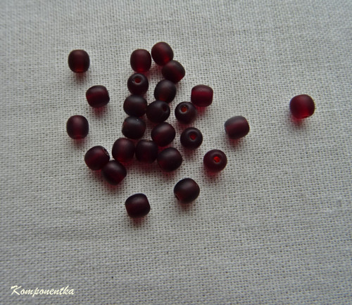 Skleněné korálky - 110kusů — foto 1