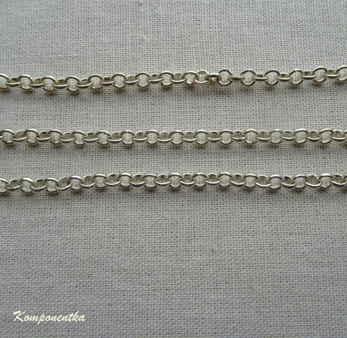Řetízek kovový 3mm 140cm