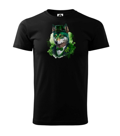 Tričko St. Patrick's Day Wolf