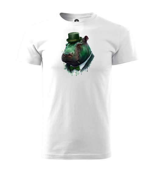 Tričko St. Patrick's Day Hippo — foto 1