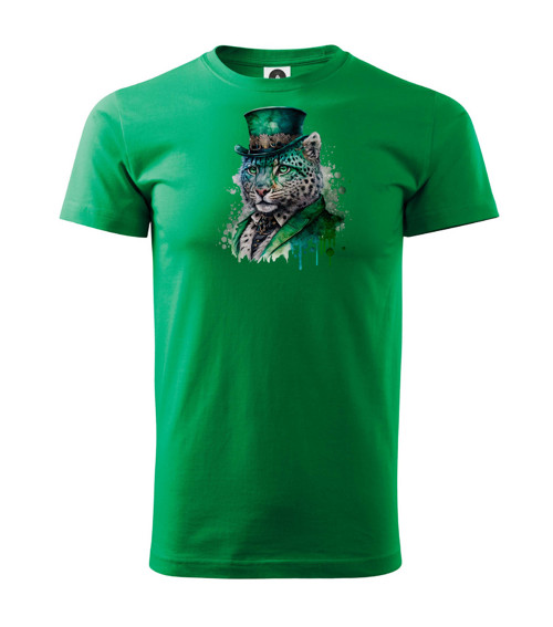Tričko St. Patrick's Day Leopard