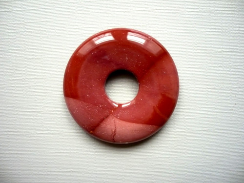 Donut 30 mm - jaspis mookait, č.25f — foto 1