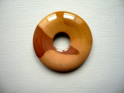 Donut 30 mm - jaspis mookait, č.30f — foto 1