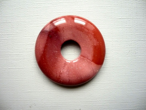 Donut 30 mm - jaspis mookait, č.31f — foto 1