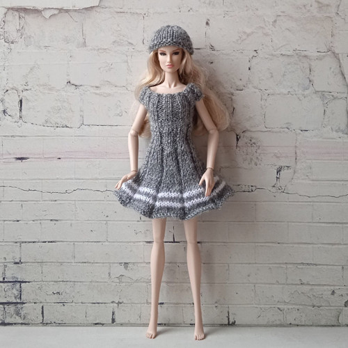 Oblečky pro Barbie, FR, Integrity - čepice, šaty — foto 1