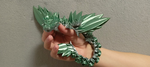 Růžičkový Drak - 33,5 cm - 3D Tisk