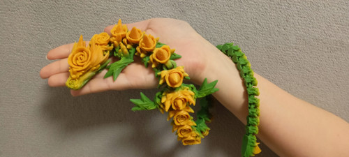 Růžičkový Drak - 51 cm - 3D Tisk