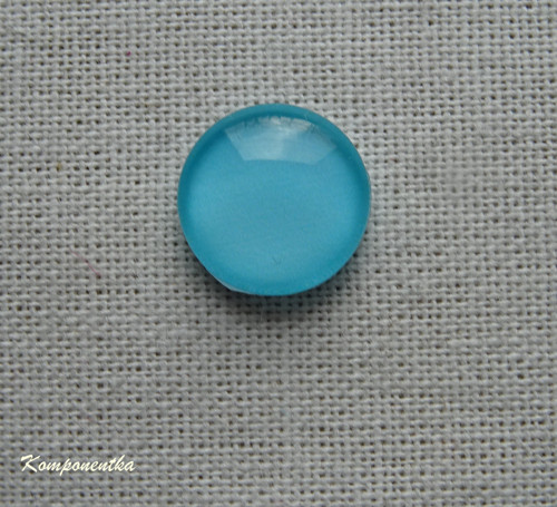 Skleněný kabošon 10mm 1kus