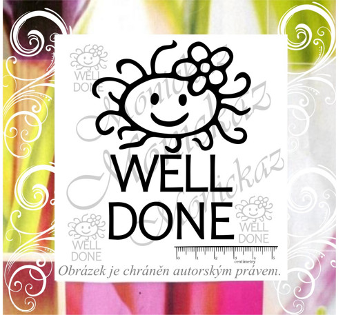 AJ Well done slunce 641. Razítko. — foto 1
