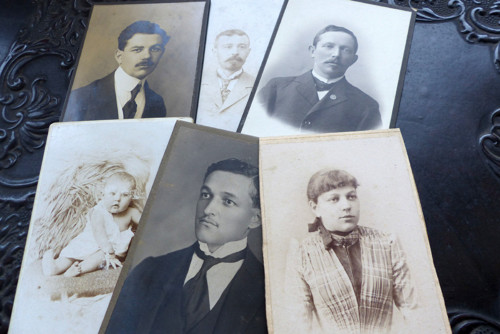 6x kabinetní fotografie J. Rublič, Dvůr Králové