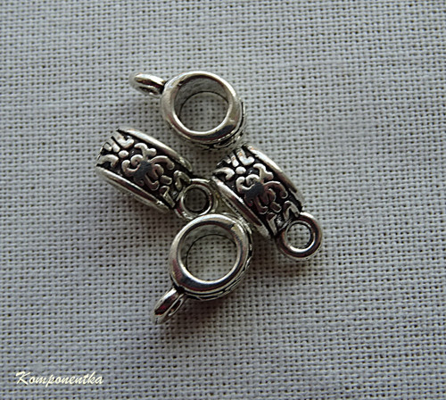 Šlupna starostříbro 7x5mm 2kusy