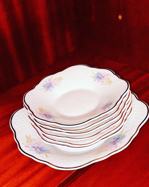 Kolačová porcelánová souprava 1 + 6
