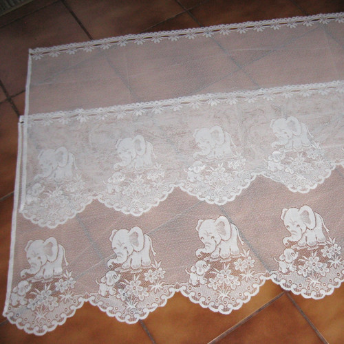 Záclonky se slony 16871 U — foto 1