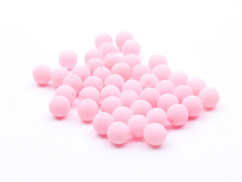 Korálky Estrela BONDELI 6 mm Soft Pink - 10 ks