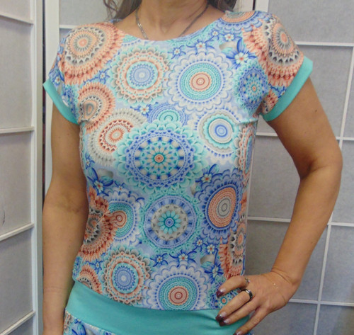 Tričko Mentol mandala