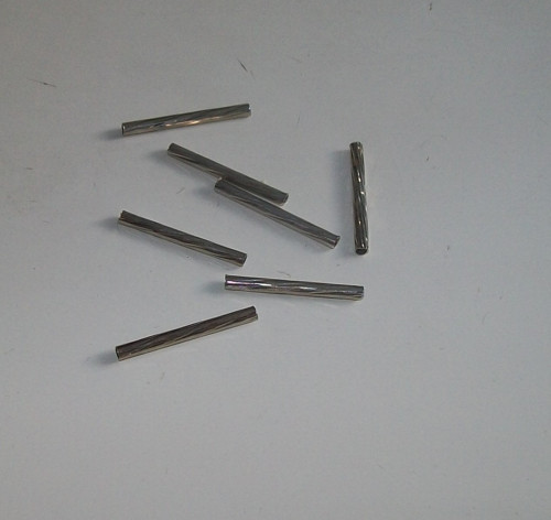 Platinové Zdobené Trubičky 20 mm