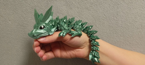 Mládě Krystalového Draka - 22 cm - 3D Tisk
