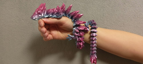 Drahokamový Drak - 50 cm - 3D Tisk — foto 1
