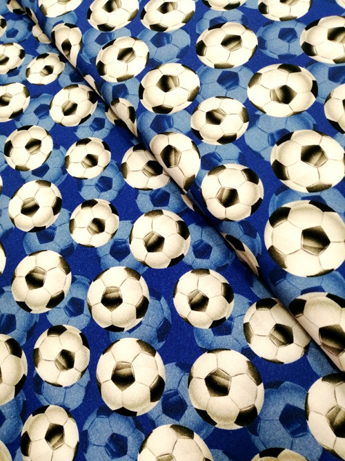Plátno fotbal na modré 040028