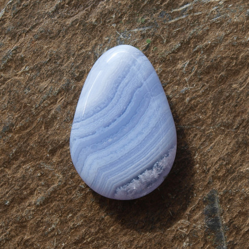 Chalcedon krajkový AAA, placka — foto 1