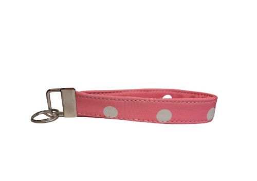 Klíčenka Polka Dot růžová — foto 1