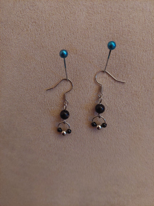 Black & Silver Beads IV