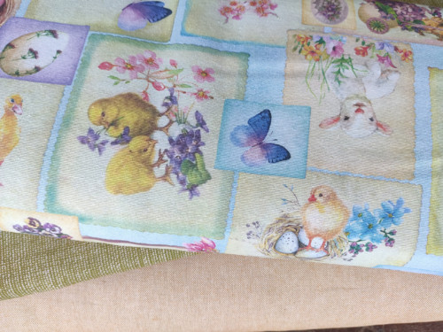Metráž, velikonoční patchwork